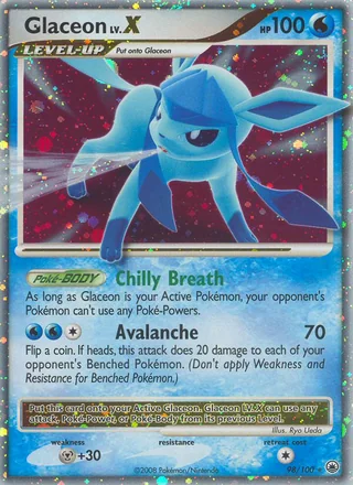 Glaceon LV.X, Majestic Dawn