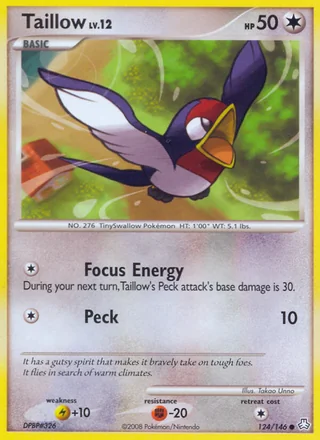Taillow, Legends Awakened
