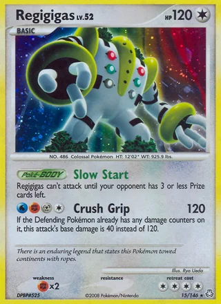 Regigigas, Legends Awakened