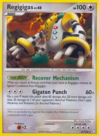 Regigigas, Legends Awakened