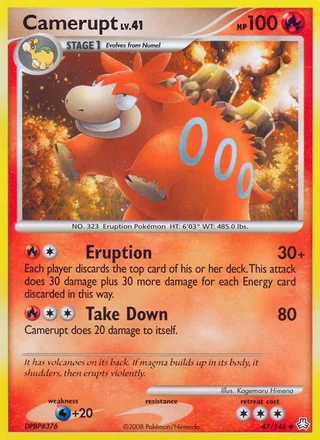 Camerupt, Legends Awakened