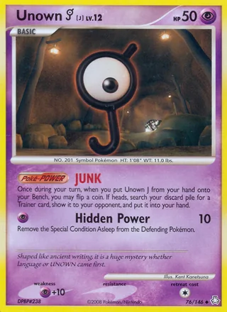 Unown [J], Legends Awakened