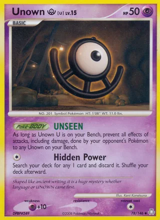 Unown [U], Legends Awakened