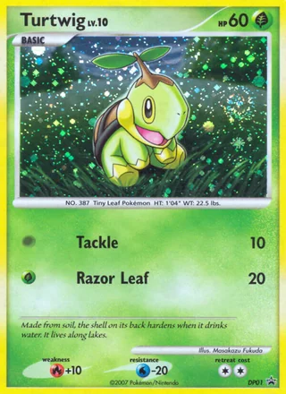 Turtwig, DP Black Star Promos