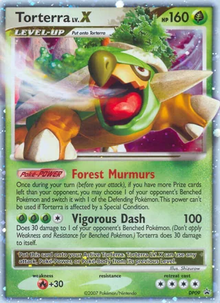 Torterra LV.X, DP Black Star Promos