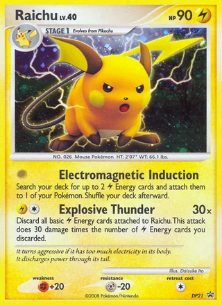 Raichu, DP Black Star Promos