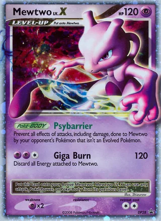 Mewtwo LV.X, DP Black Star Promos