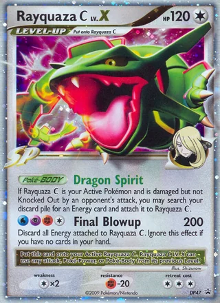 Rayquaza C LV.X, DP Black Star Promos