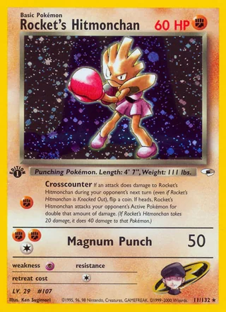 Rocket's Hitmonchan, Gym Heroes