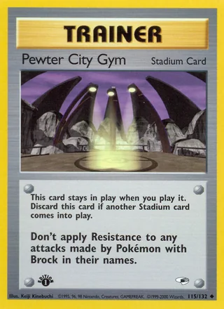 Pewter City Gym, Gym Heroes