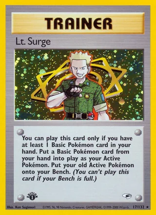 Lt. Surge, Gym Heroes