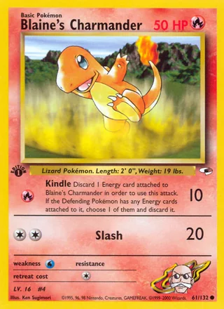 Blaine's Charmander, Gym Heroes