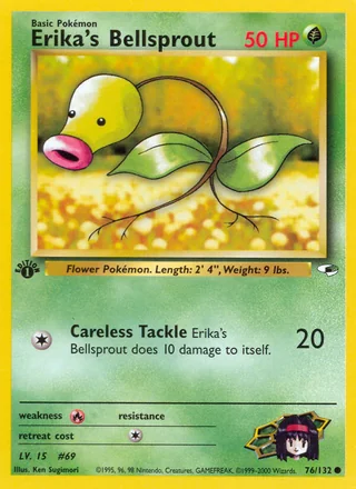 Erika's Bellsprout, Gym Heroes