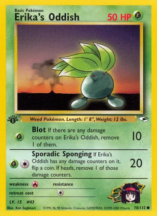 Erika's Oddish, Gym Heroes