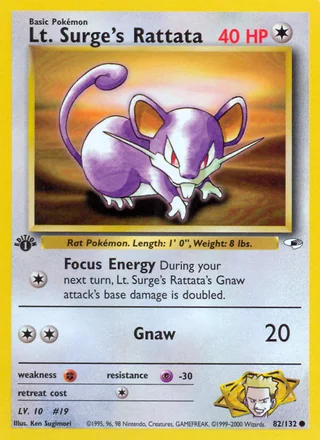 Lt. Surge's Rattata, Gym Heroes