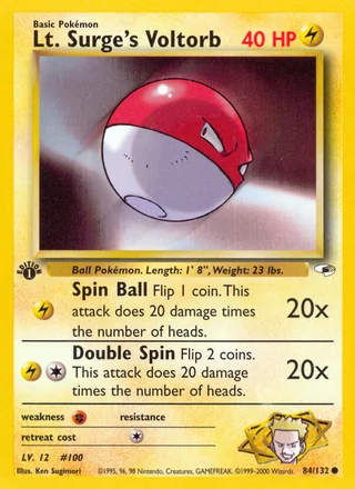Lt. Surge's Voltorb, Gym Heroes