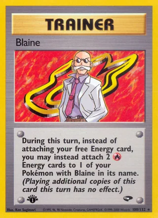 Blaine, Gym Challenge
