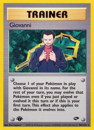 Giovanni, Gym Challenge