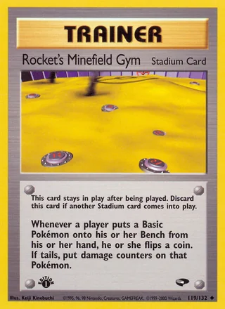 Rocket's Minefield Gym, Gym Challenge