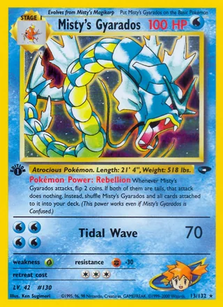 Misty's Gyarados, Gym Challenge