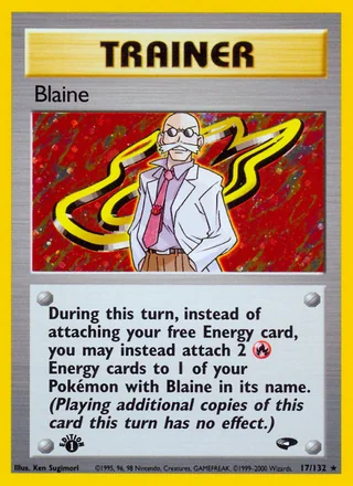 Blaine, Gym Challenge