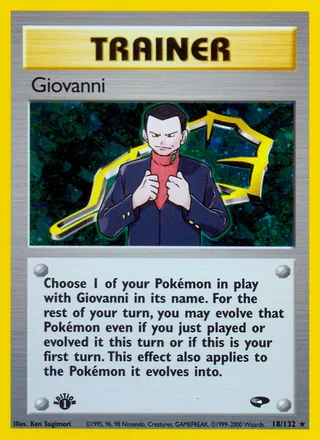 Giovanni, Gym Challenge