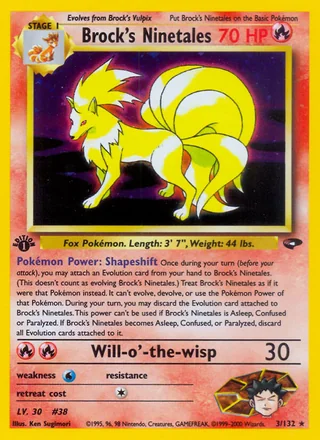 Brock's Ninetales, Gym Challenge