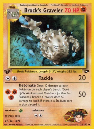 Brock's Graveler, Gym Challenge