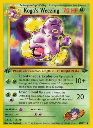 Koga's Weezing, Gym Challenge