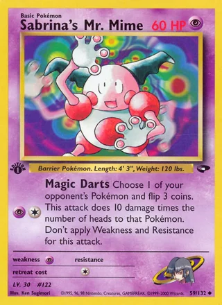 Sabrina's Mr. Mime, Gym Challenge