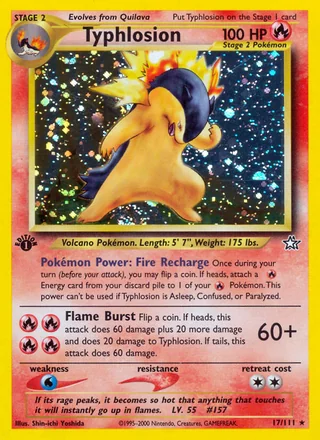 Typhlosion, Neo Genesis