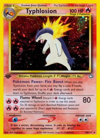 Typhlosion, Neo Genesis