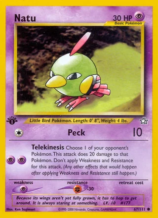 Natu, Neo Genesis