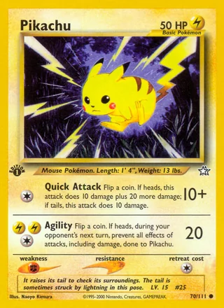 Pikachu, Neo Genesis
