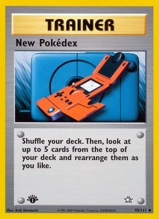 New Pokédex, Neo Genesis