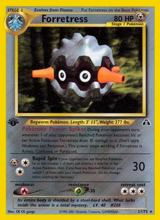 Forretress, Neo Discovery