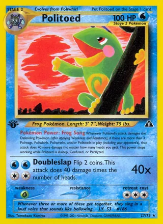 Politoed, Neo Discovery