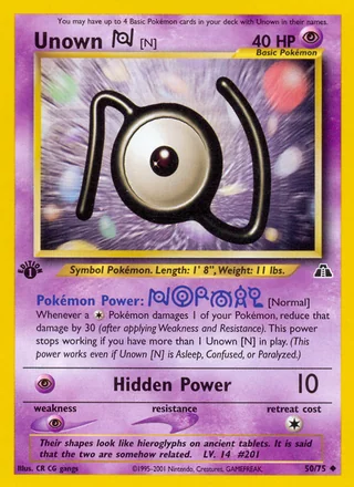Unown [N], Neo Discovery