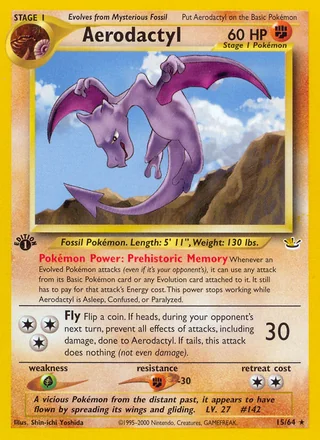 Aerodactyl, Neo Revelation