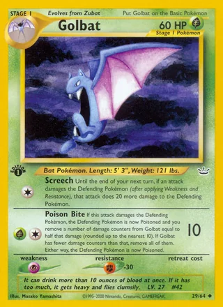 Golbat, Neo Revelation
