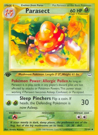 Parasect, Neo Revelation