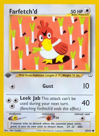 Farfetch'd, Neo Revelation