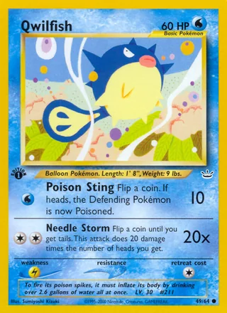 Qwilfish, Neo Revelation