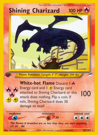 Shining Charizard, Neo Destiny