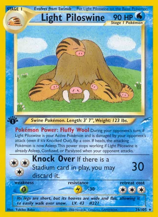 Light Piloswine, Neo Destiny