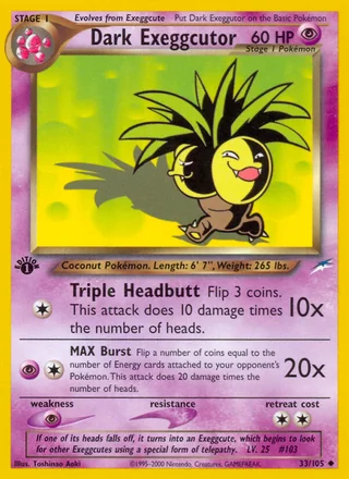 Dark Exeggutor, Neo Destiny
