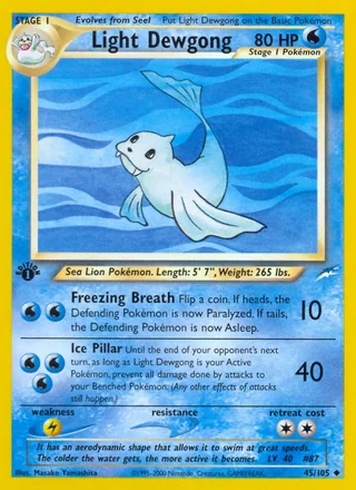 Light Dewgong, Neo Destiny