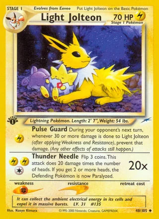 Light Jolteon, Neo Destiny