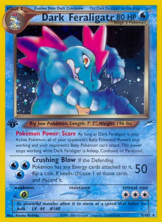 Dark Feraligatr, Neo Destiny