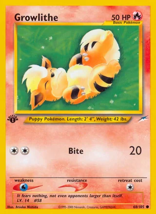 Growlithe, Neo Destiny